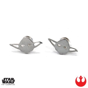 Han Cholo - sterling silver Yoda stud earrings