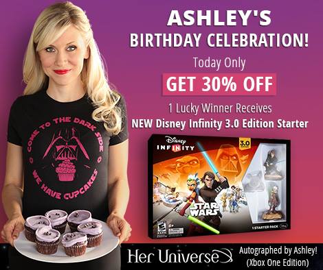 30% off Her Universe today!