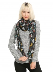 Hot Topic - women's Star Wars Icons Print oblong scarf by Loungefly