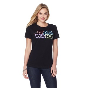 HSN - Glow in the dark logo print tee by Her Universe