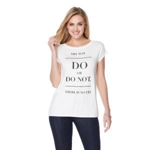 HSN - Do or Do Not Yoda tee by Her Universe