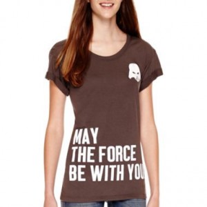 JCPenney - women's May The Force Be With You t-shirt