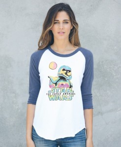 Junk Food Clothing - women's The Force Awakens raglan top