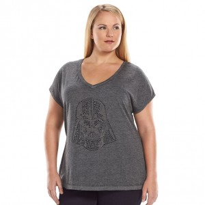 Kohl's - women's embellished Darth Vader tee by Rock & Republic