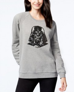 Macy's - women's sequin Darth Vader sweatshirt by Freeze 24-7