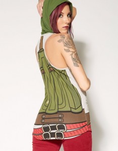 Spencers - women's Boba Fett hooded tank top (back)