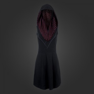 We Love Fine - women's Sith cowl dress (front)