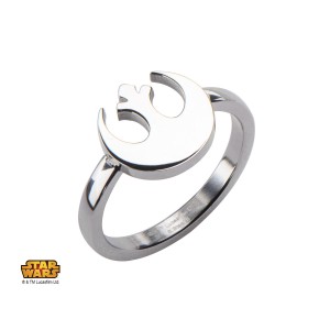 Body Vibe - women's Rebel Alliance symbol cut out ring