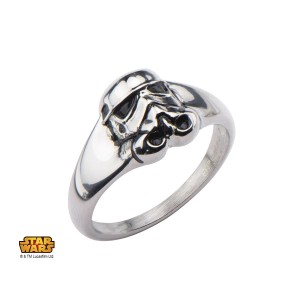 Body Vibe - women's sculpted Stormtrooper ring