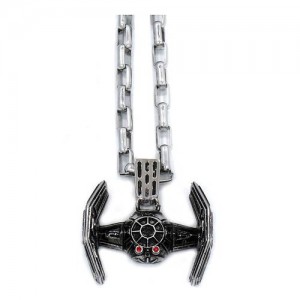 Entertainment Earth - stainless steel TIE Fighter necklace by Han Cholo