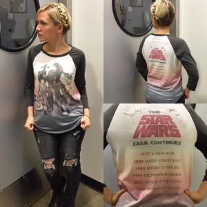 Her Universe - The Star Wars Saga Continues t-shirt