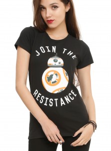 Hot Topic - women's BB-8 'Join The Resistance' t-shirt