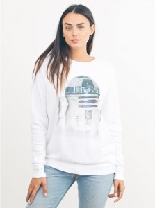 Junk Food Clothing - women's R2-D2 sweatshirt