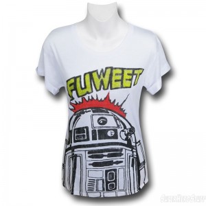 SuperHeroStuff - women's R2-D2 Fuweet t-shirt