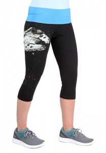 Thinkgeek - exclusive women's Millennium Falcon capri yoga pants