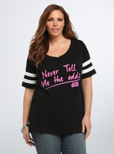 Torrid - women's plus size 'Never Tell Me The Odds' t-shirt