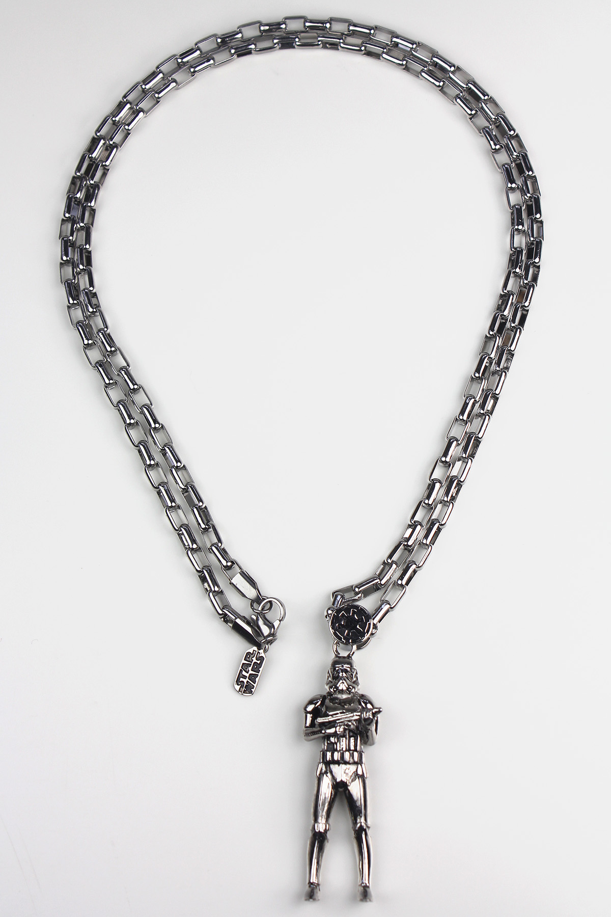 Han Cholo - Shadow Series stainless steel Stormtrooper pendant with chain
