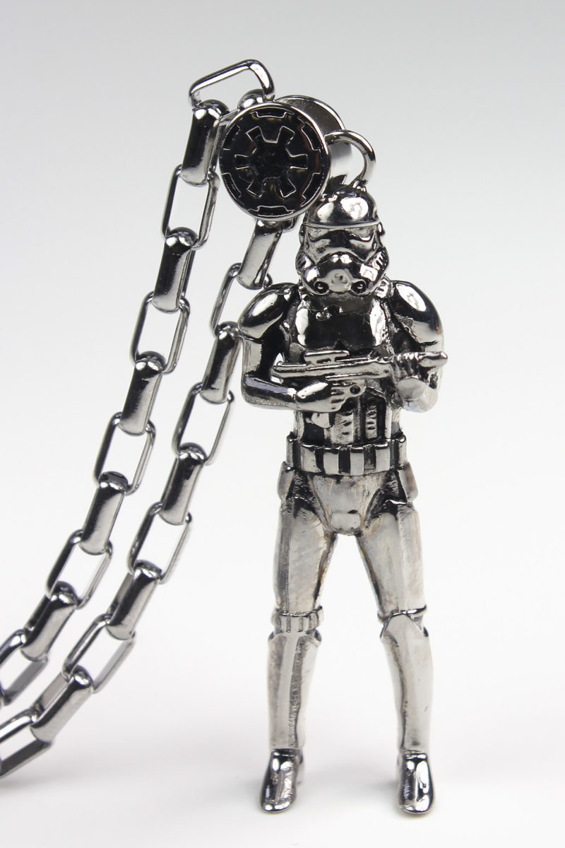 Han Cholo - Shadow Series stainless steel Stormtrooper pendant (front)