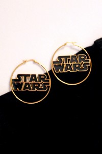 Body Vibe Star Wars logo hoop earrings