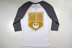 Her Universe - Rey baseball raglan tee (back)