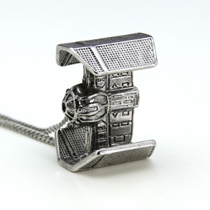 TIE Fighter long necklace by SG@NYC, LLC