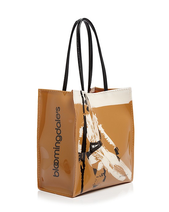 Vintage Bloomingdales Style Little Brown Bag Lunch Bag Purse 
