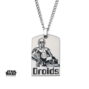 Body Vibe - Droids tag necklace