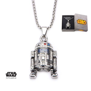 Body Vibe - R2-D2 necklace (with rhinestones)