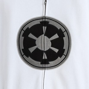 Disney Store - unisex Galactic Empire zip up jacket (front detail)