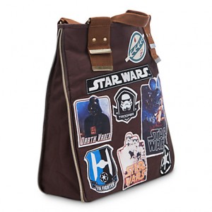 Disney Store - Star Wars tote bag (Imperial side showing zipper open)