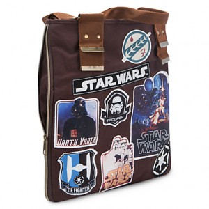 Disney Store - Star Wars tote bag (Imperial side showing zipper feature)