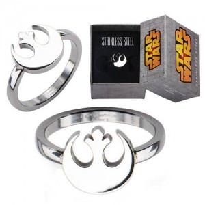 Entertainment Earth - Rebel symbol cut out ring by Body Vibe