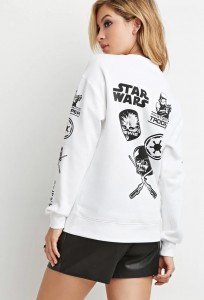 Forever 21 - women's white Star Wars sweatshirt