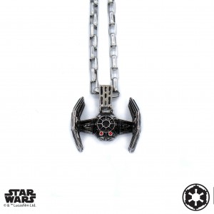 Han Cholo - stainless steel TIE Fighter pendant