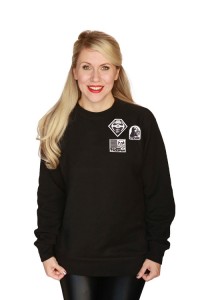 Her Universe - Dark Side Patches pullover (front)