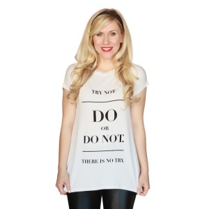 Her Universe - Try Not triangle chiffon tee (front)