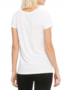 Hot Topic - women's 'Let's cuddle and watch Star Wars' t-shirt (back)