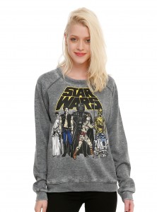 Hot Topic - women's Star Wars character group pullover top