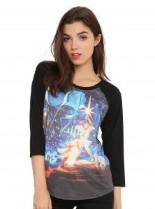 Hot Topic - women's A New Hope raglan top by Her Universe