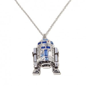 HSN - Star Wars "R2-D2" Silvertone 18" Drop Necklace