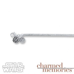 Kay Jewelers - Rebel Alliance bead charm bracelet (sterling silver)