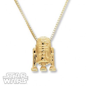 Kay Jewelers - R2-D2 necklace (10k yellow gold)
