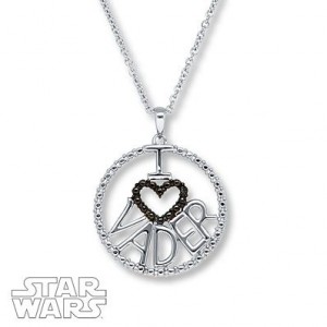 Kay Jewelers - I 'heart' Vader necklace (sterling silver)