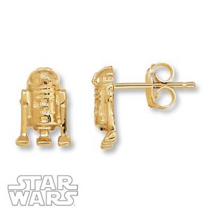 Kay Jewelers - R2-D2 stud earrings (10k yellow gold)