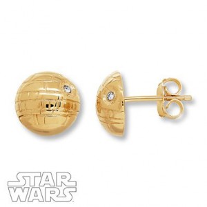 Kay Jewelers - Death Star stud earrings (10k yellow gold)