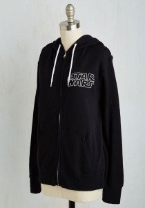 Modcloth - women's 'Come To The Darth Side' hoodie (front/side)