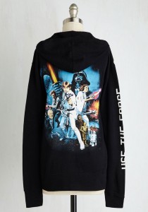 Modcloth - women's Star Wars poster hoodie