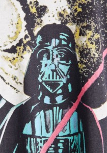 Modcloth - women's 'Sooner or Vader' Star Wars t-shirt (detail)