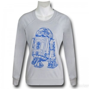 SuperHeroStuff - women's R2-D2 reversible sweatshirt ('outside')
