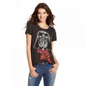 Target - women's Winter Darth Vader t-shirt